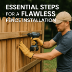 essential steps for a flawless fence installation