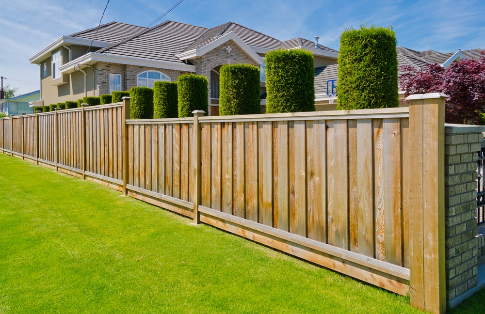 cedar fence installation